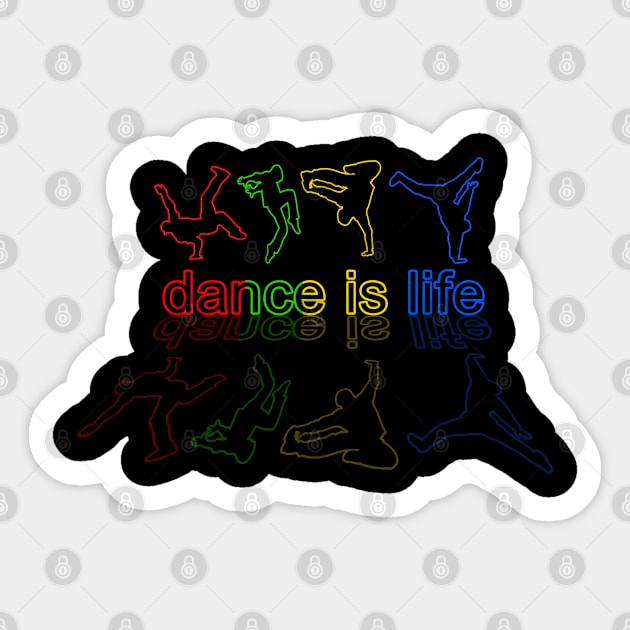 Dance is Life Sticker by valentinahramov